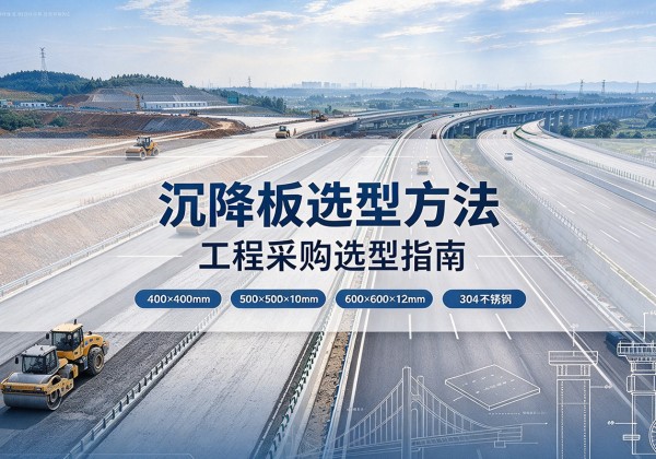 海城沉降板选择方法